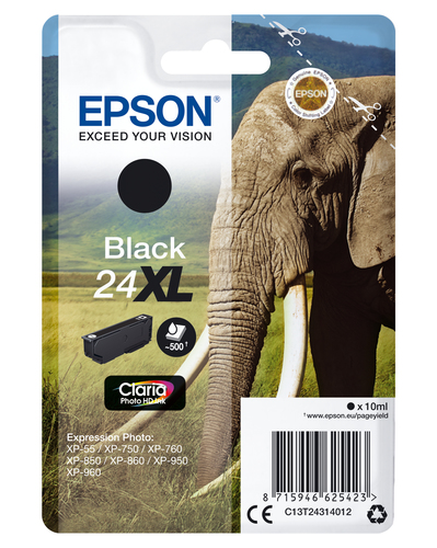 Epson Elephant Cartouche "Eléphant" - Encre Claria Photo HD N (XL)