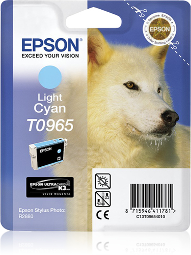 Epson Husky Cartouche "Loup" - Encre UltraChrome K3 VM Cyan clair