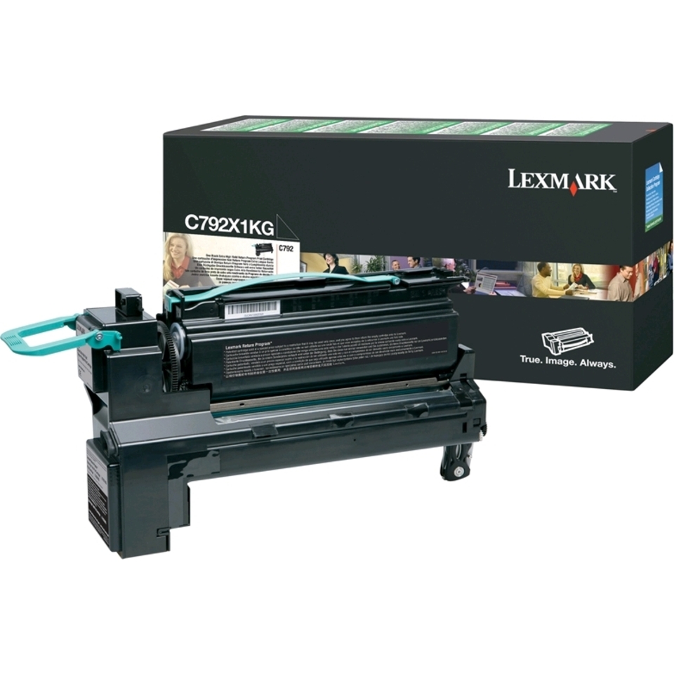 Lexmark C792X1KG Cartouche de toner 1 pièce(s) Original Noir