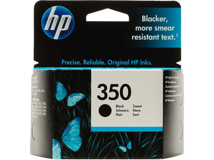 HP 350 cartouche d'encre noir authentique