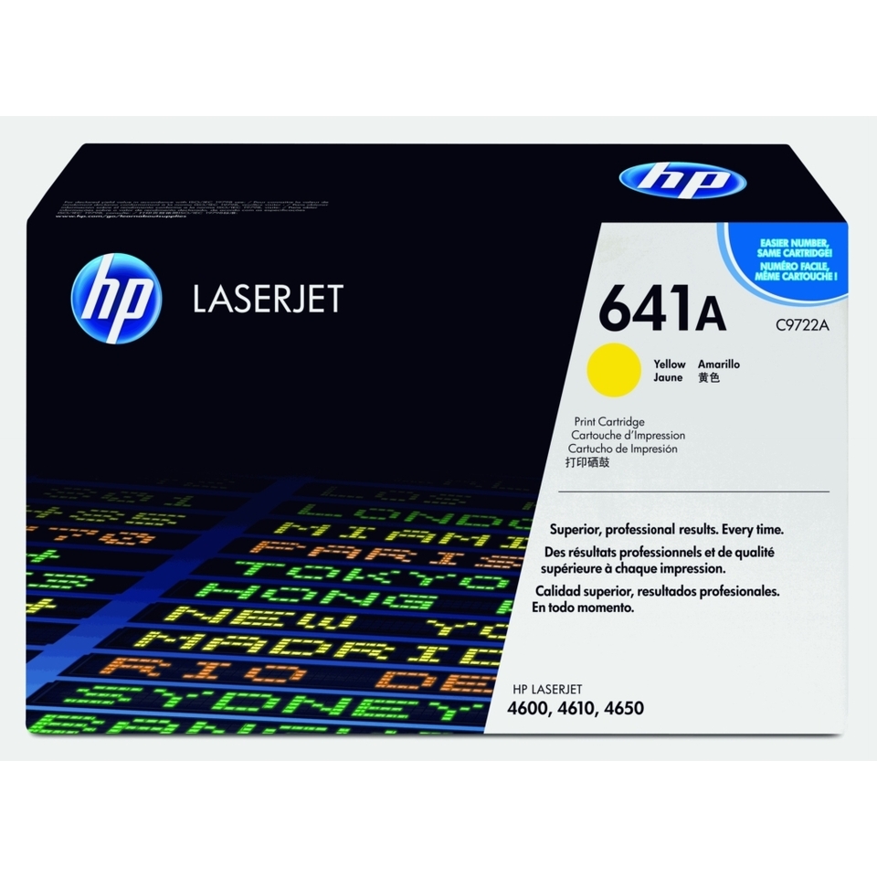 HP 641A Yellow Original LaserJet Toner Cartridge Cartouche de toner 1 pièce(s) Jaune