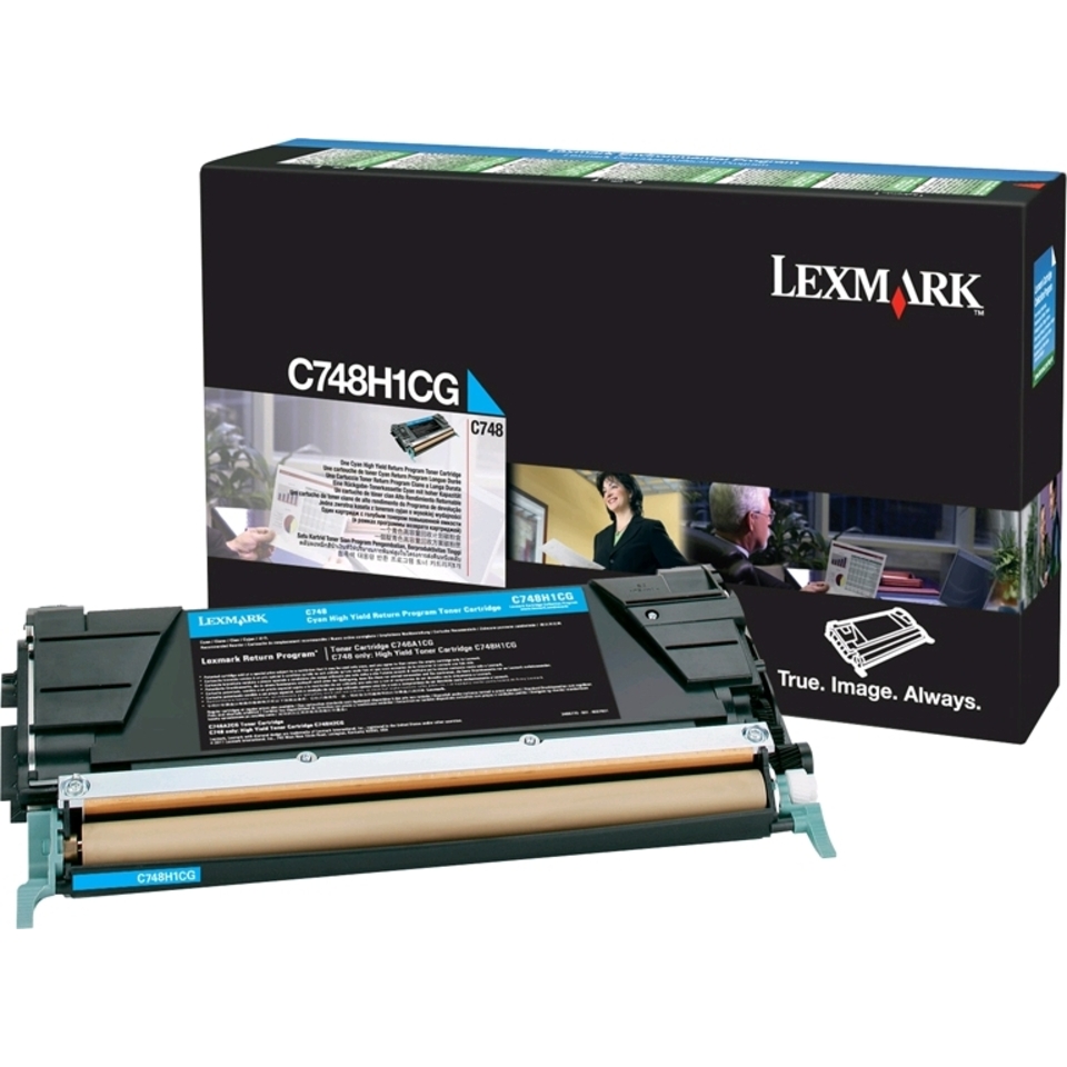 Lexmark C748H1CG Cartouche de toner 1 pièce(s) Original Cyan