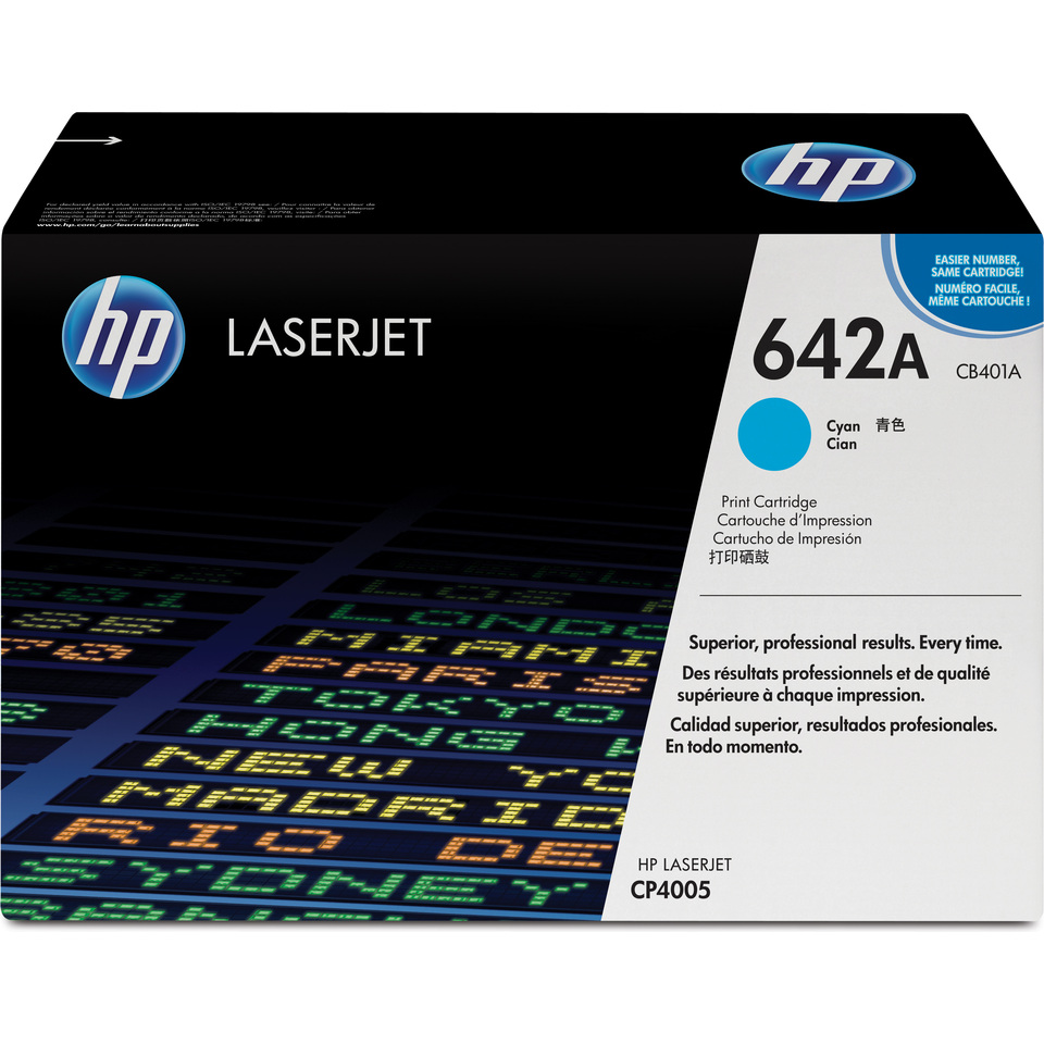 HP 642A Cyan Original LaserJet Toner Cartridge Cartouche de toner 1 pièce(s)