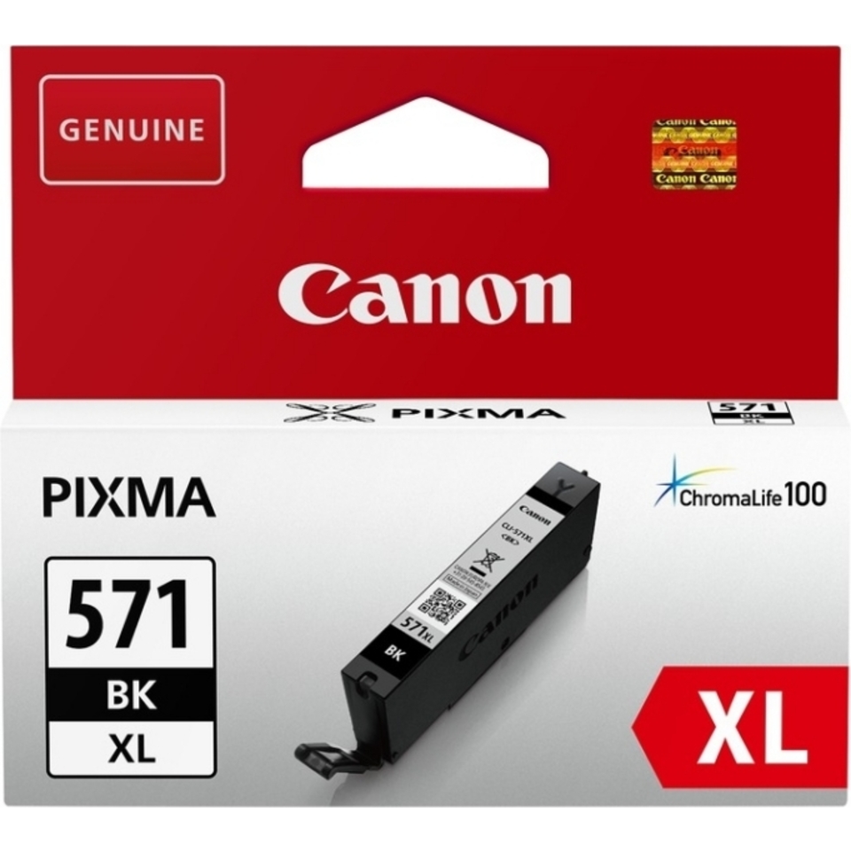 Canon CLI-571BK XL cartouche d'encre 1 pièce(s) Original Rendement élevé (XL) Noir