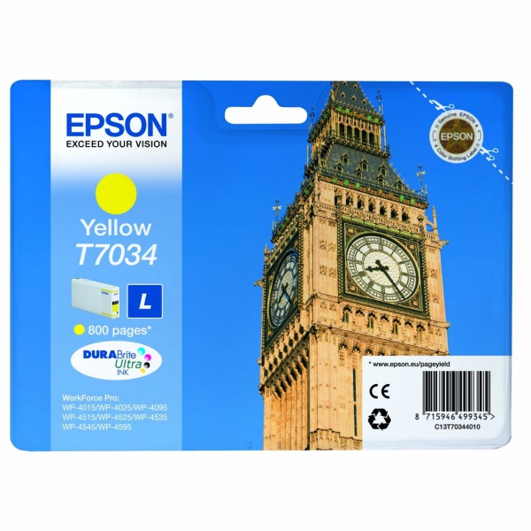 Epson Big Ben Encre Jaune L " " (800 p)