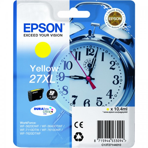 Epson Alarm clock Cartouche "Réveil" 27XL - Encre DURABrite Ultra J