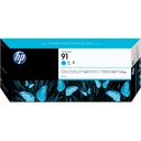 HP 91 DesignJet cartouche d'encre pigmentée cyan, 775 ml