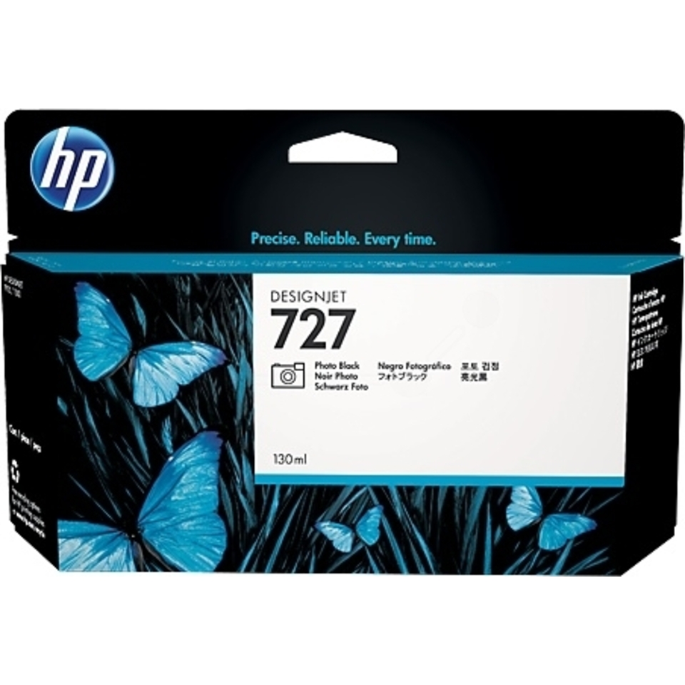 HP 727 cartouche d'encre DesignJet noire photo, 130 ml