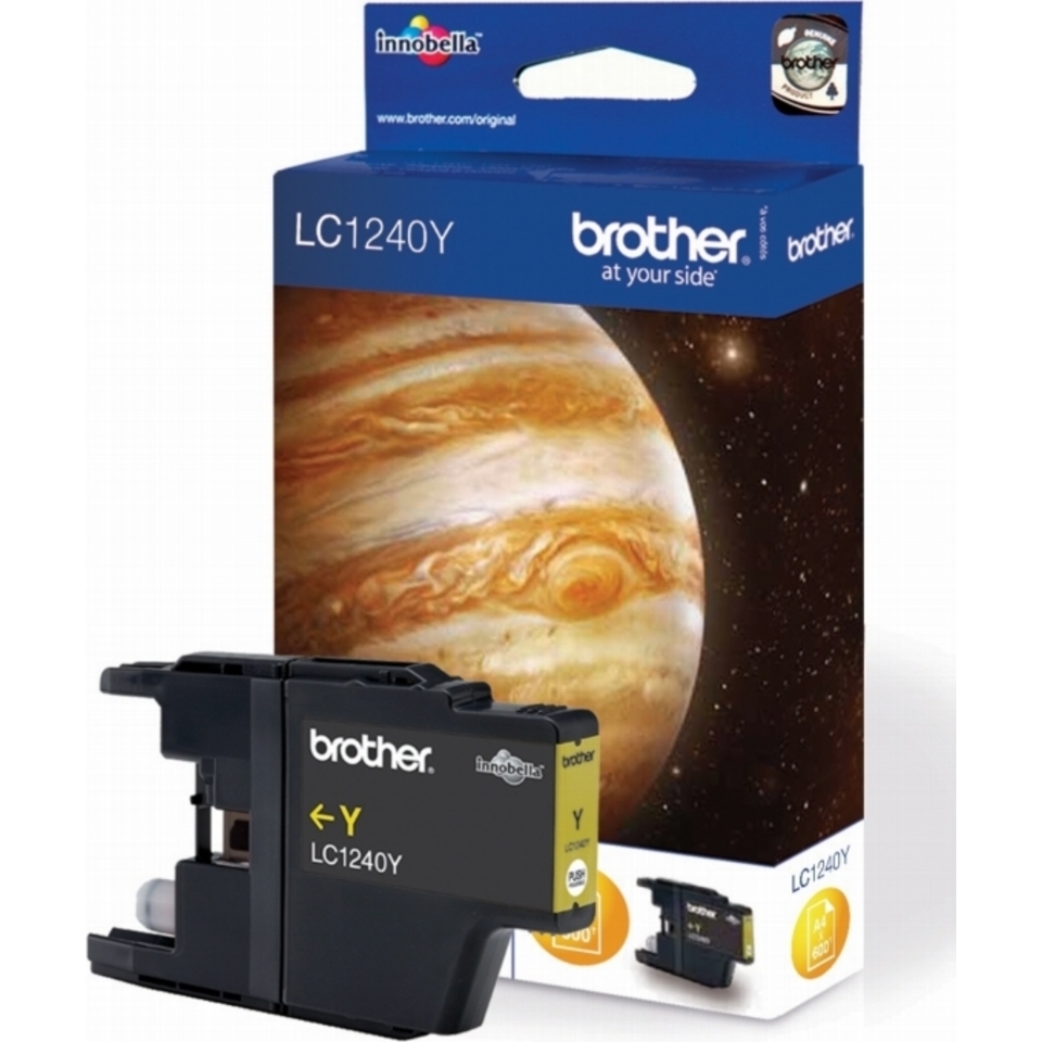 Brother LC1240YBP cartouche d'encre 1 pièce(s) Original Jaune
