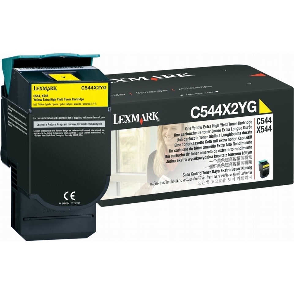 Lexmark C544X2YG Cartouche de toner 1 pièce(s) Original Jaune