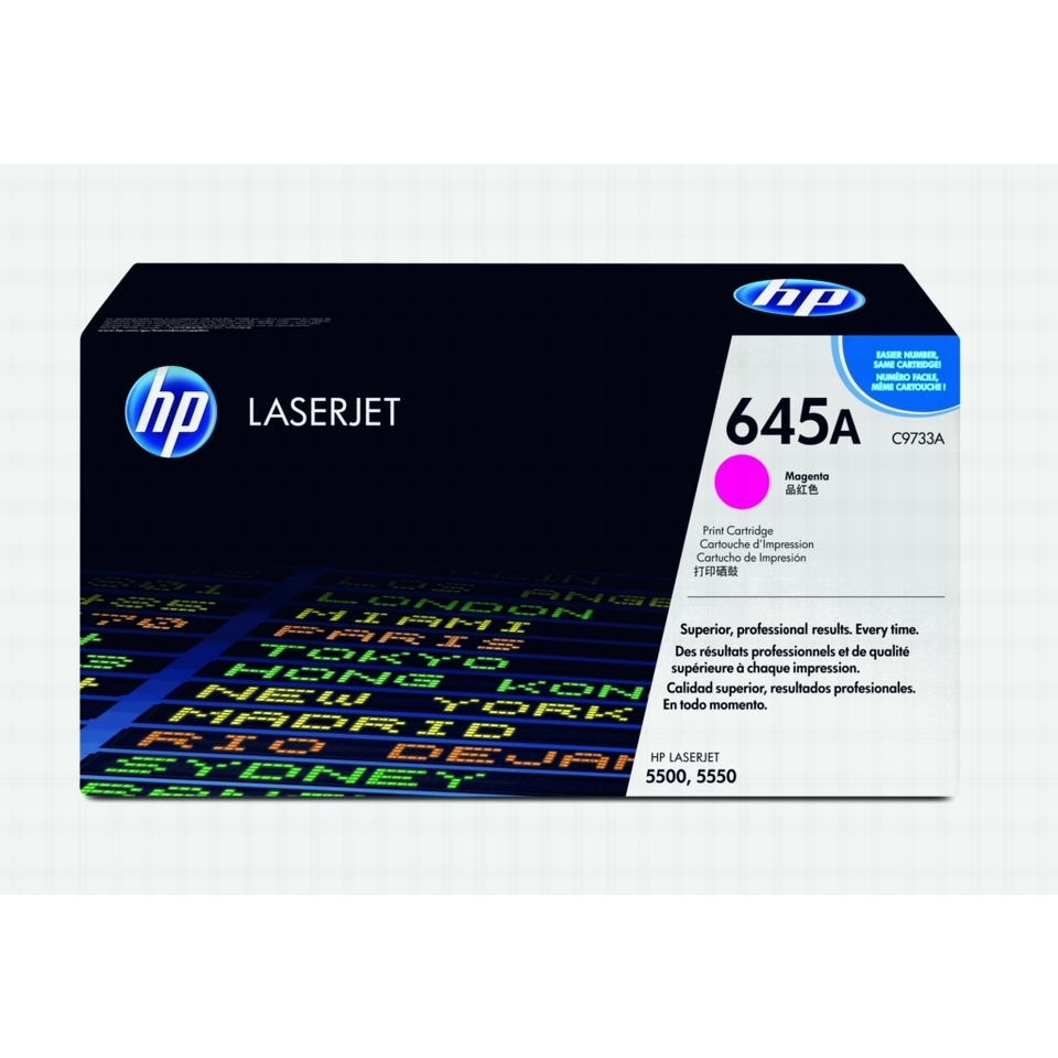HP 645A toner LaserJet magenta authentique