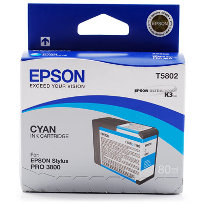 Epson Encre Pigment Cyan SP 3800/3800 (80ml)