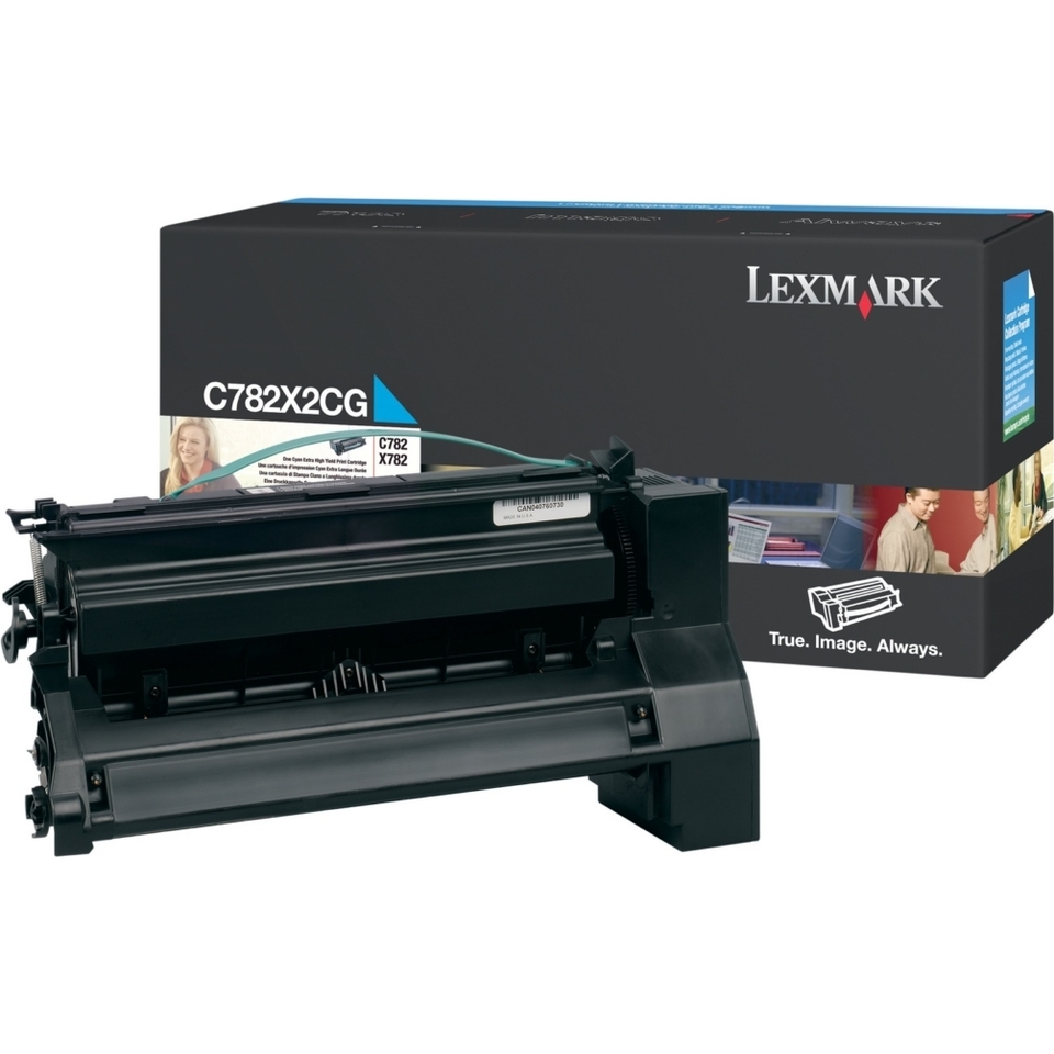 Lexmark C782X2CG Cartouche de toner 1 pièce(s) Original Cyan