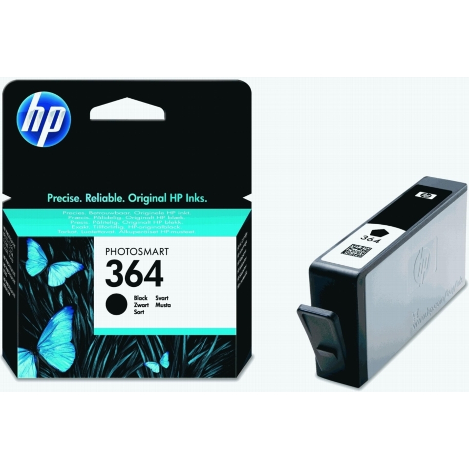 HP 364 cartouche d'encre noir authentique