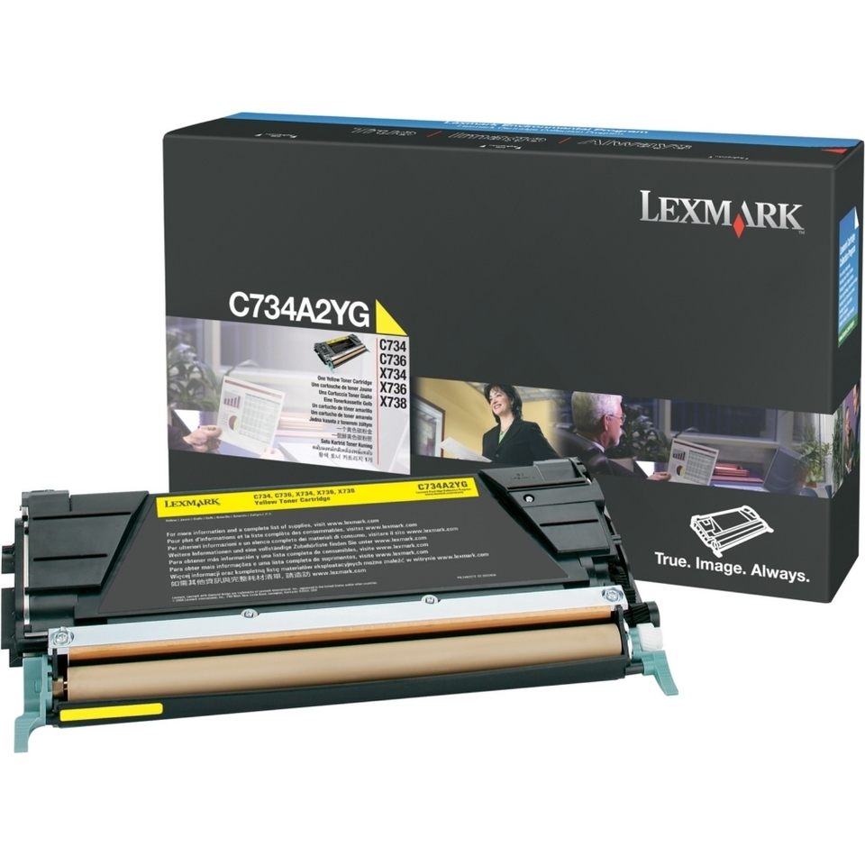 Lexmark C734A2YG Cartouche de toner Original Jaune