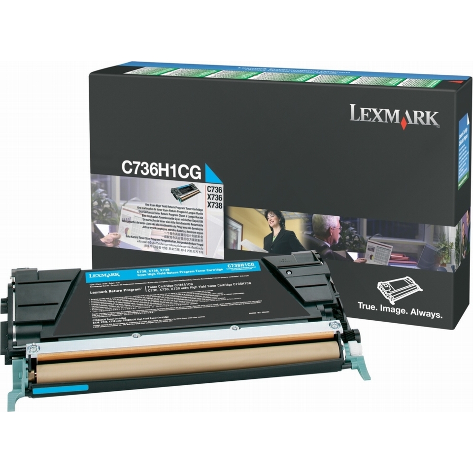 Lexmark C736H1CG Cartouche de toner 1 pièce(s) Original Cyan