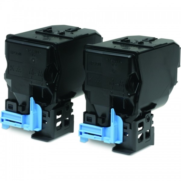 Epson Pack 2 Toners Noir (2 x 6 000 p)