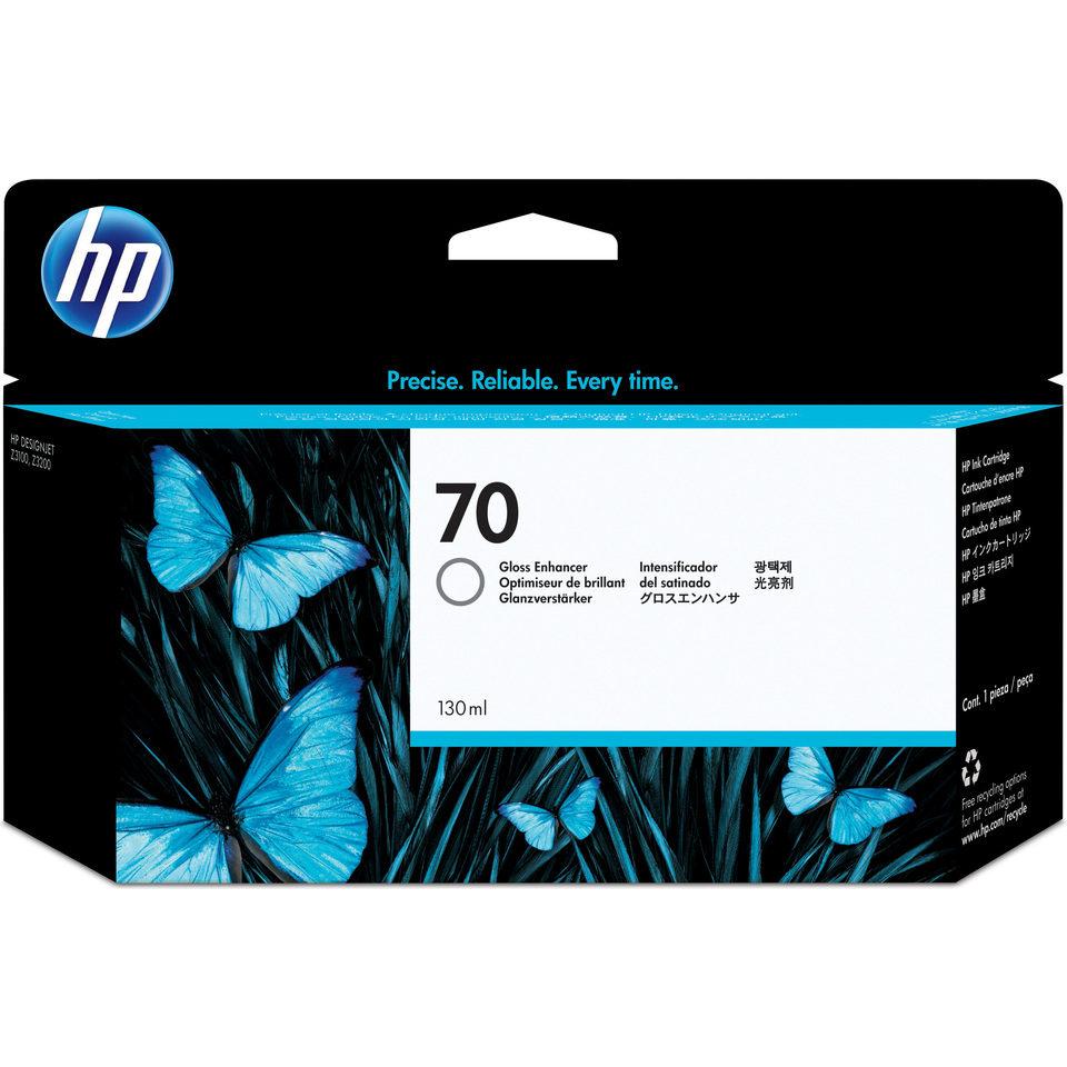 HP 70 cartouche d'encre optimisateur de brillant DesignJet, 130-ml