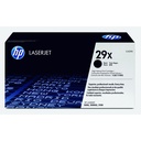 HP 29X High Yield Black Original LaserJet Toner Cartridge Cartouche de toner 1 pièce(s) Noir