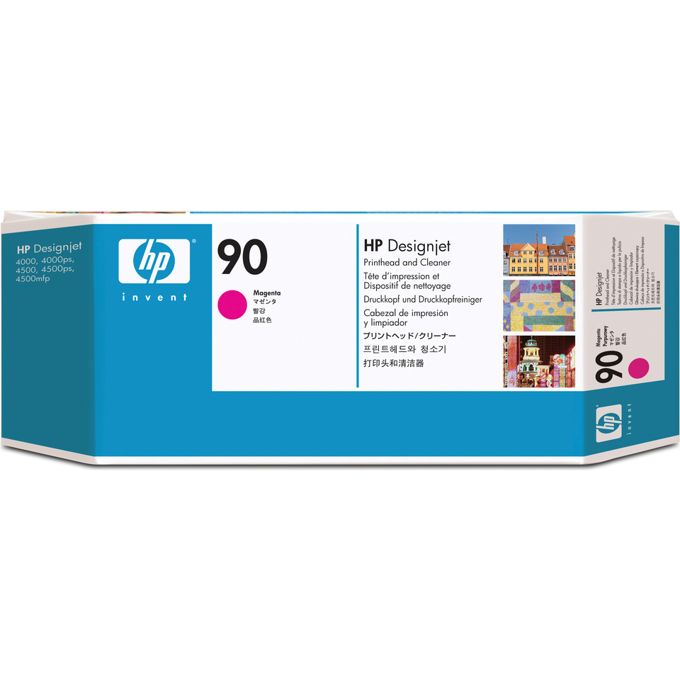 HP 90 tête d'impression Magenta DesignJet et dispositif de nettoyage