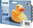 Epson Duck Multipack "Canard" (T0556) - Encres QuickDry N, C, M, J