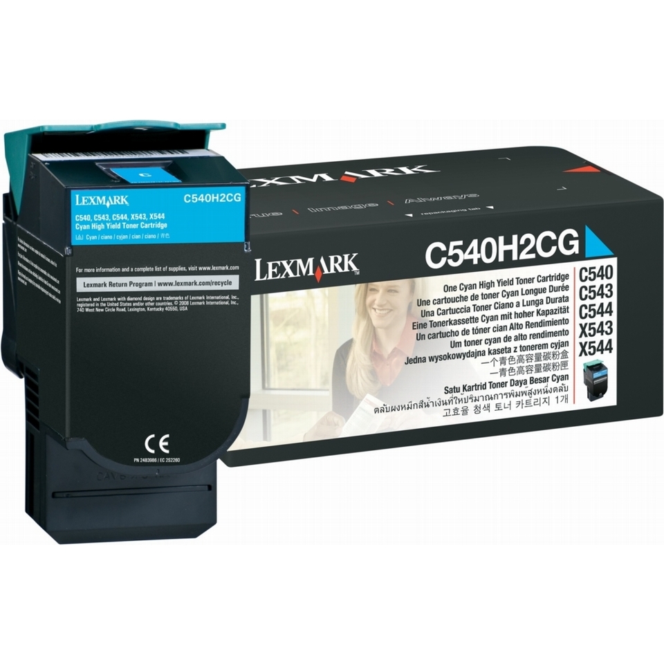 Lexmark C540H2CG Cartouche de toner 1 pièce(s) Original Cyan