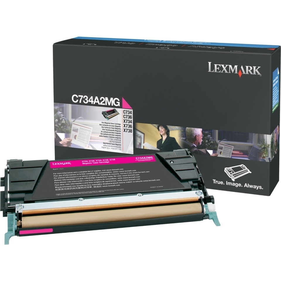 Lexmark C734A2MG Cartouche de toner Original Magenta