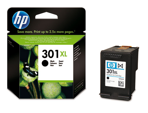 HP 301XL cartouche d'encre noir grande capacité authentique