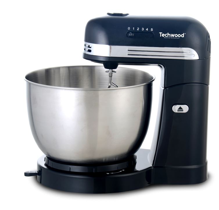 Techwood TMB-356 mixeur Robot mixer 350 W Noir, Acier inoxydable