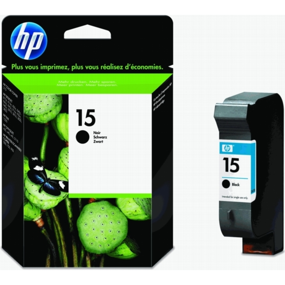 HP 15 cartouche d'encre noir authentique grande contenance