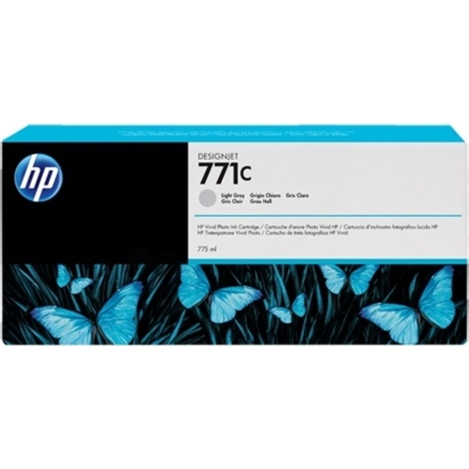 HP 771C cartouche d'encre DesignJet gris clair, 775 ml