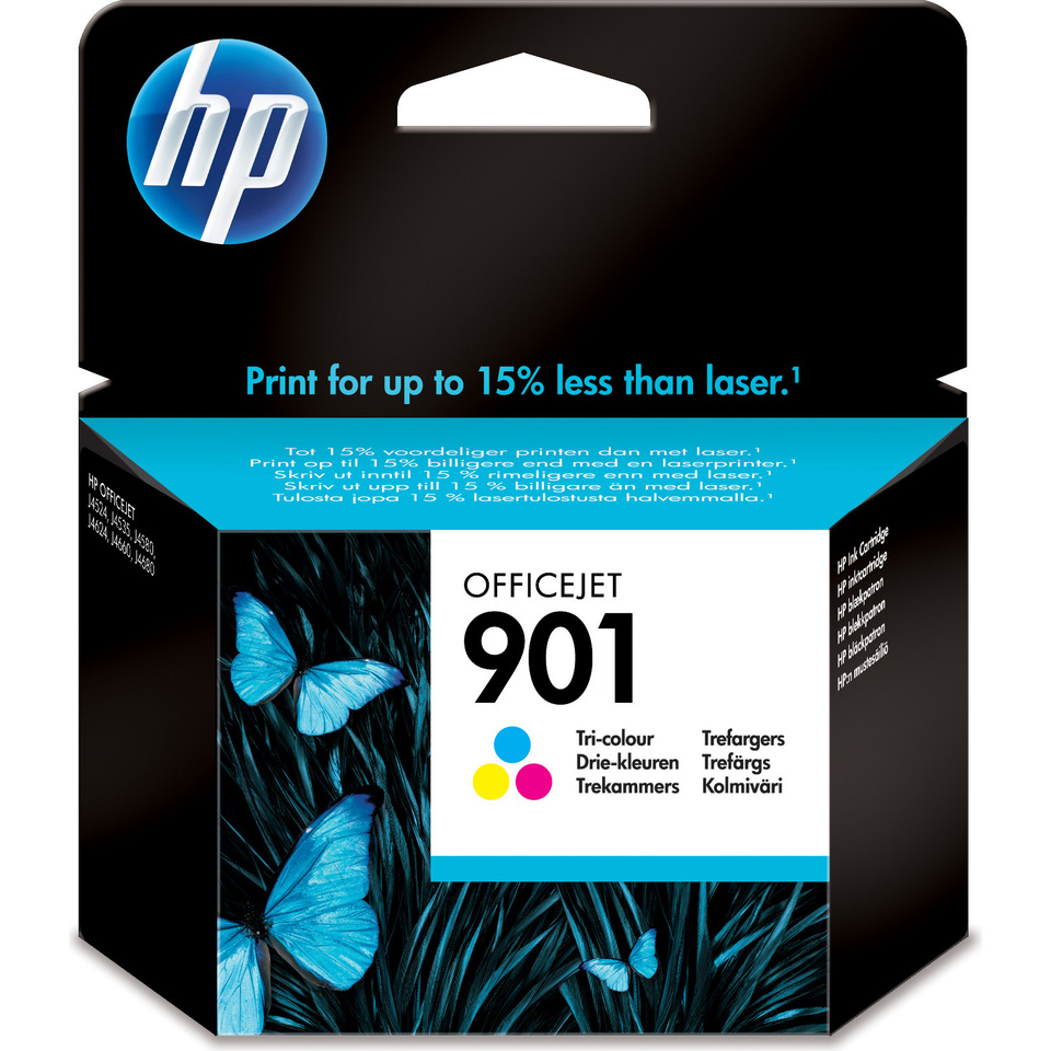 HP 901 cartouche d'encre trois couleurs authentique