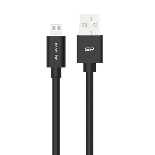 Silicon Power SP1M0ASYLK15AL1K câble Lightning 1000 m Noir