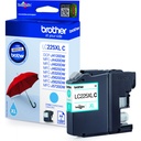 Brother Cartouche d'encre LC225XLCBP originale – Cyan