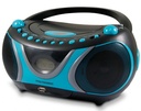 Metronic 477118 Système stéréo portable Analogique 2 W AM, FM Noir, Bleu Lecture de MP3