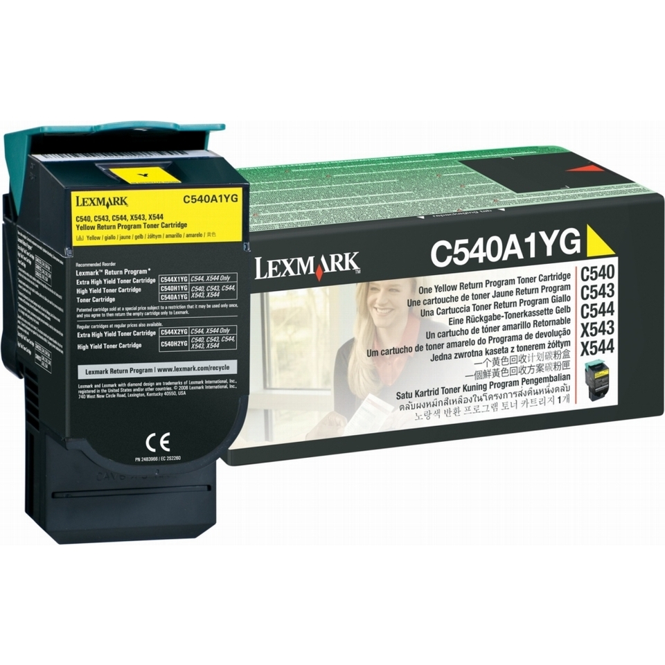 Lexmark C540A1YG Cartouche de toner 1 pièce(s) Original Jaune