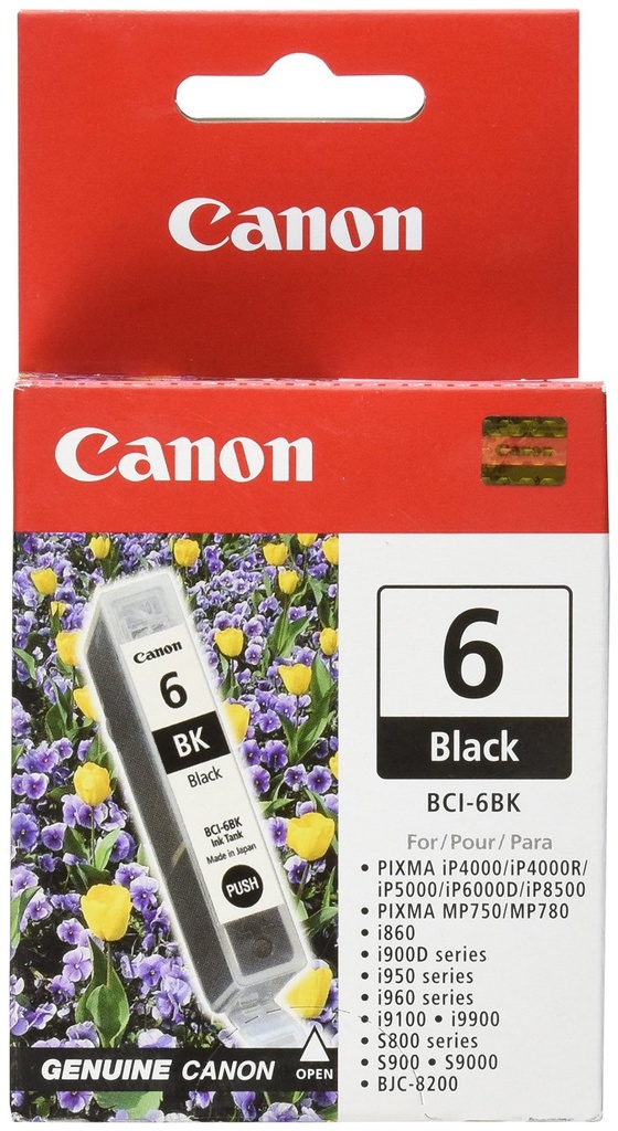 Canon Cartouche d'encre noire BCI-6BK