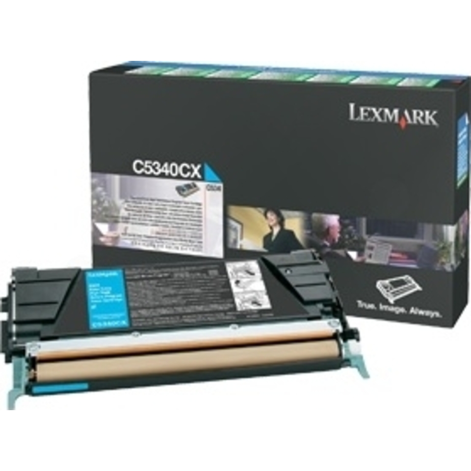 Lexmark C5340CX Cartouche de toner 1 pièce(s) Original Cyan