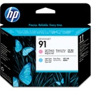 HP 91 DesignJet tête d'impression magenta clair et cyan clair