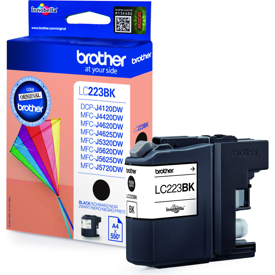 Brother LC223BKBP cartouche d'encre 1 pièce(s) Original Noir