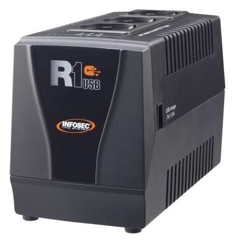 Infosec R1 USB 1500 alimentation d'énergie non interruptible 1,5 kVA 750 W 3 sortie(s) CA