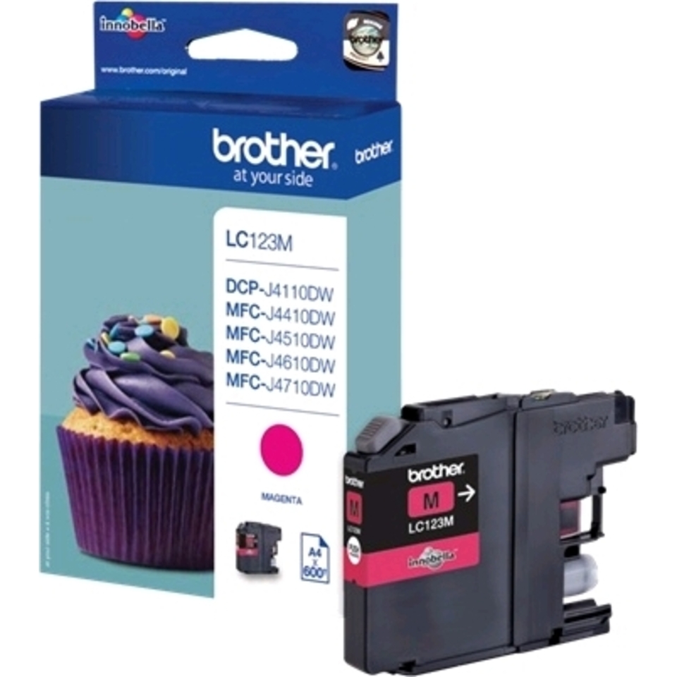 Brother LC123MBP cartouche d'encre 1 pièce(s) Original Magenta