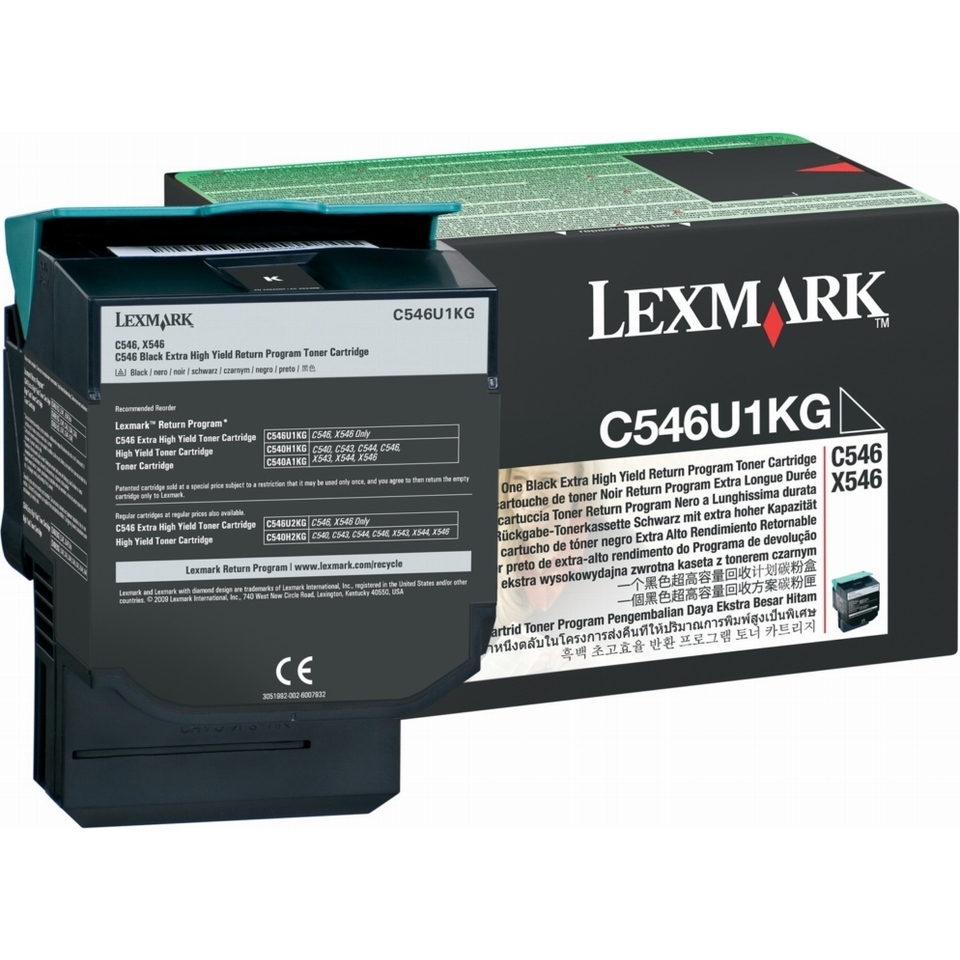 Lexmark C546U1KG Cartouche de toner 1 pièce(s) Original Noir