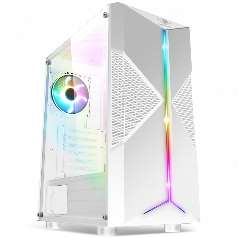 Spirit of Gamer 8001RAW unité centrale Midi Tower Blanc
