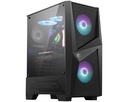 MSI MAG FORGE 100R unité centrale Midi Tower Noir, Transparent