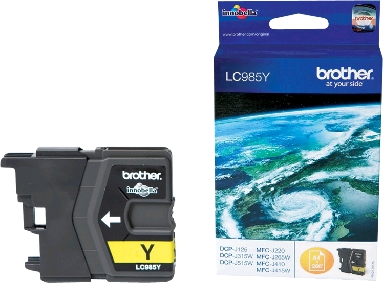 Brother LC985YBP cartouche d'encre 1 pièce(s) Original Jaune