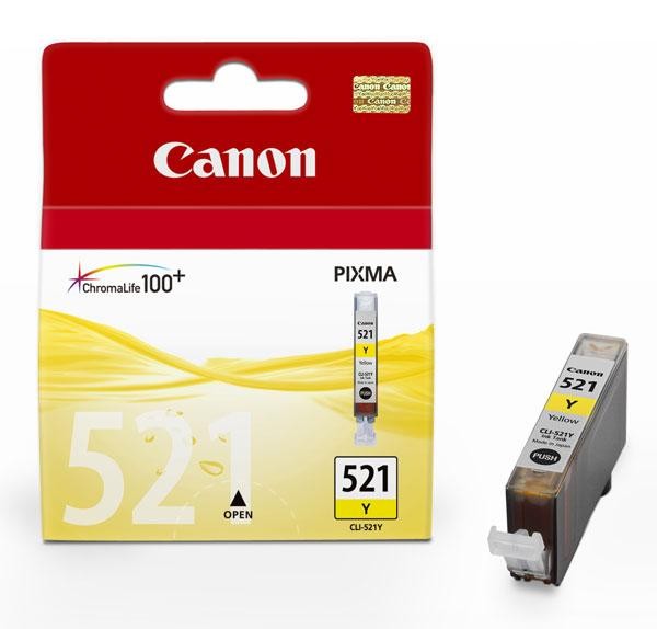 Canon CLI-521 Y cartouche d'encre 1 pièce(s) Original Jaune