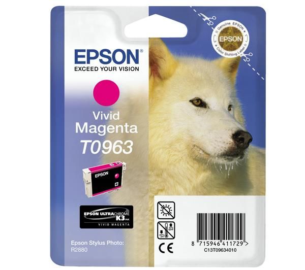 Epson Husky Cartouche "Loup" - Encre UltraChrome K3 VM Magenta