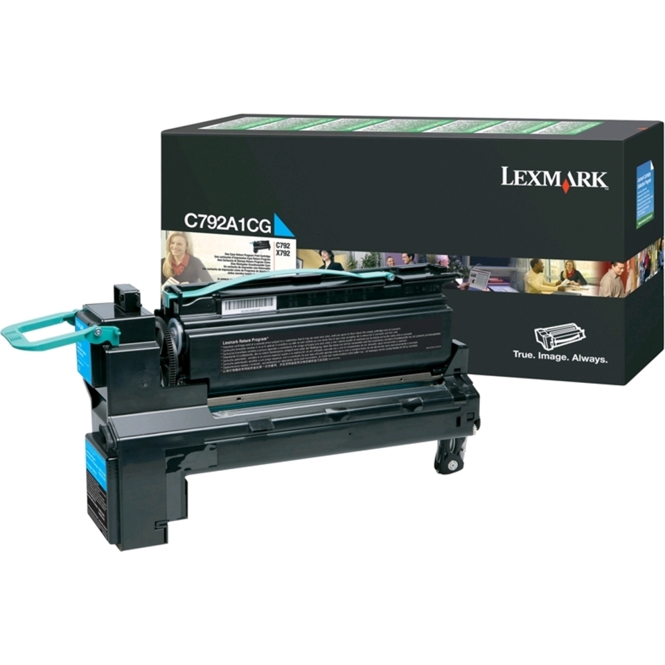 Lexmark C792A1CG Cartouche de toner 1 pièce(s) Original Cyan