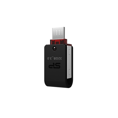 Silicon Power Mobile X31 lecteur USB flash 32 Go USB Type-A / Micro-USB 3.2 Gen 1 (3.1 Gen 1) Noir, Argent